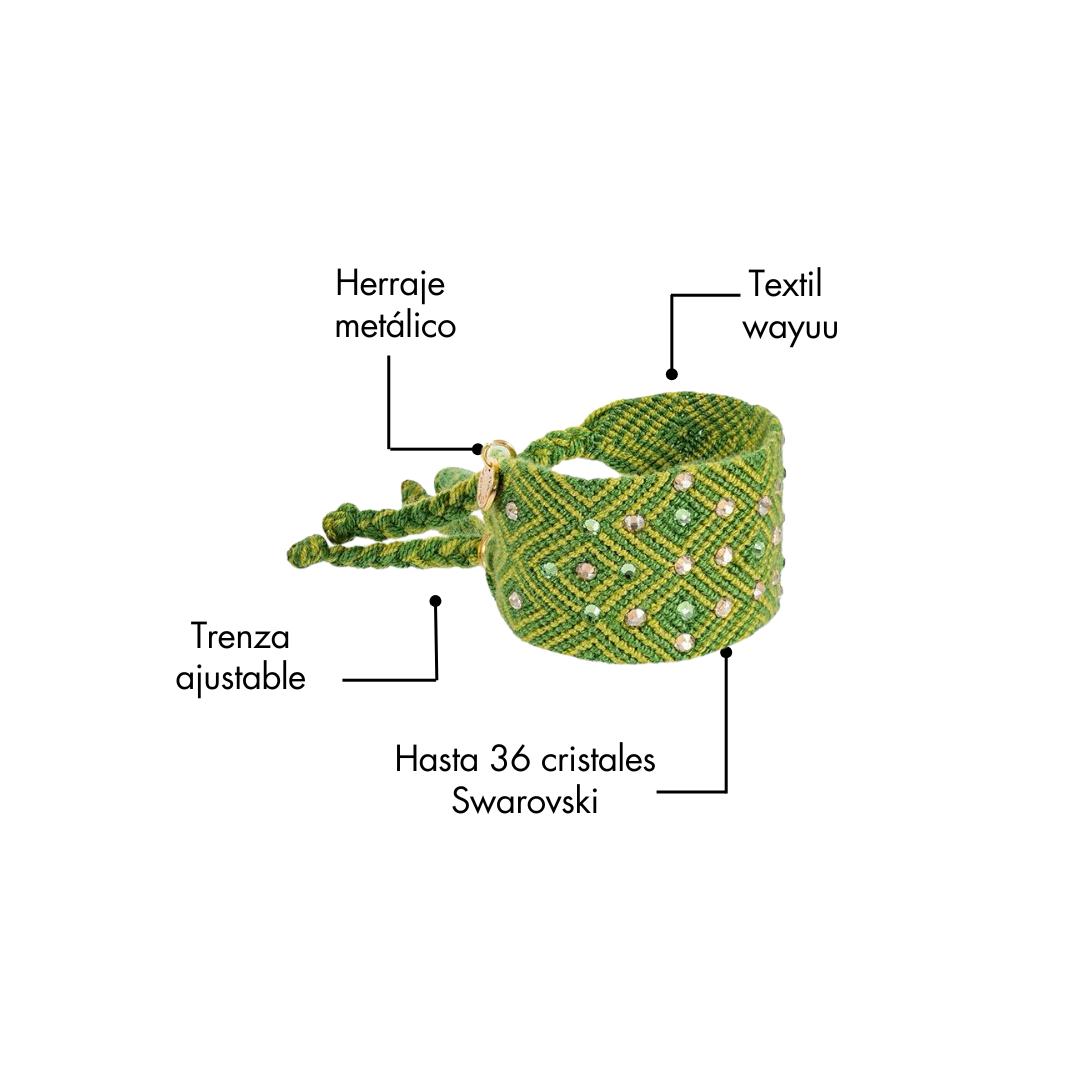 Pulsera Wayuu Girl Power - Palm Oasis