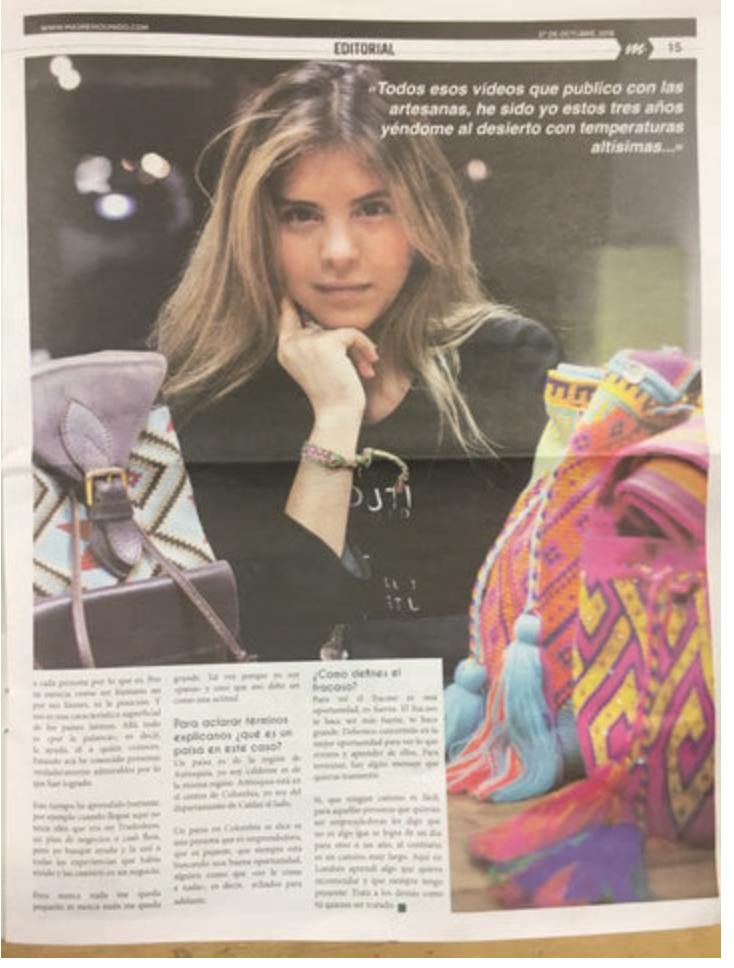 A journey of fashion and peace "Castellano and her social entrepreneurship journey"