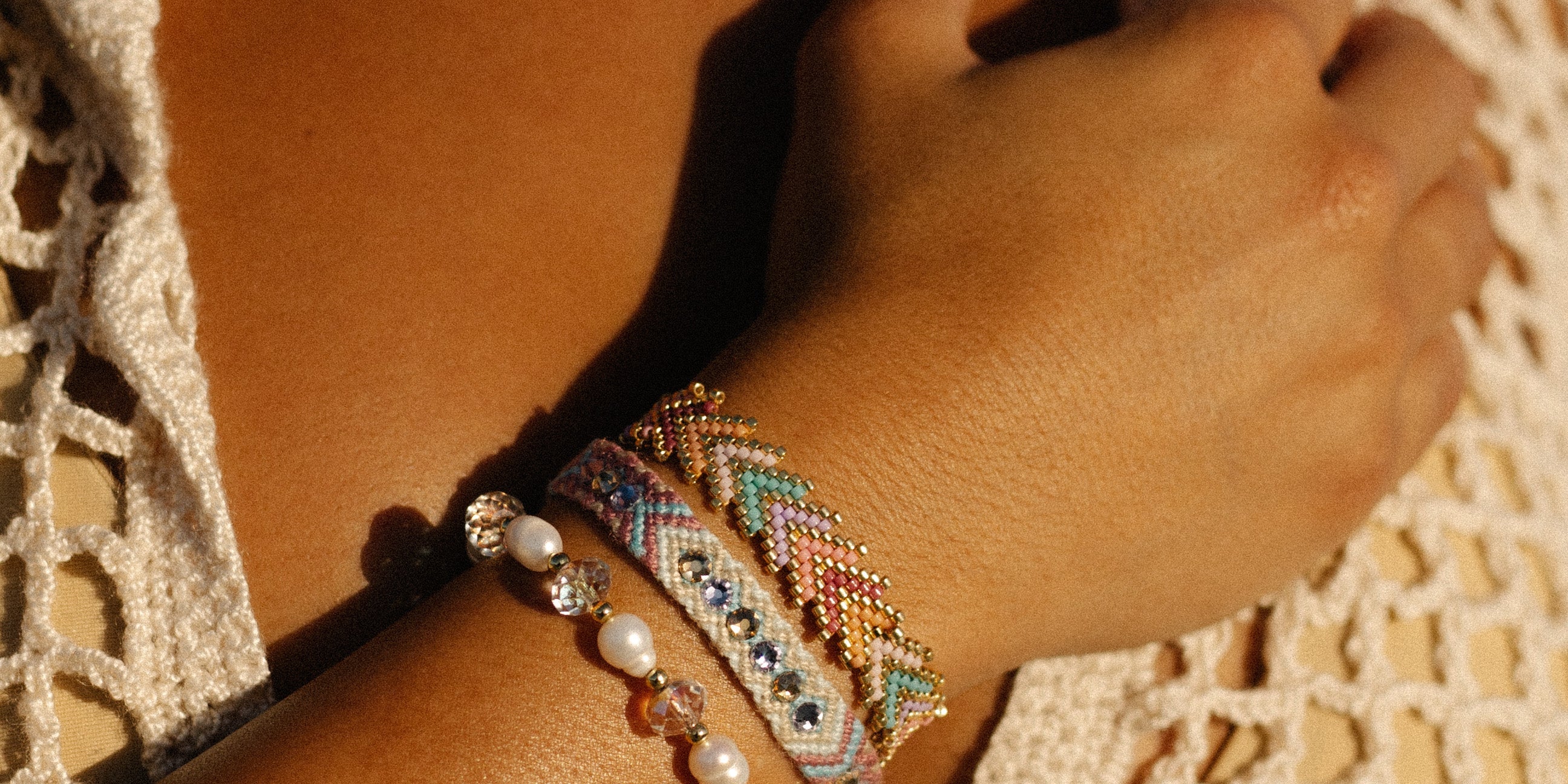 Pulseras Wayuu -Swarovski