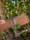 Wayuu Skinny Bracelet -  Aqua