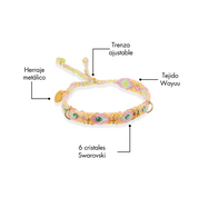 Pulsera Wayuu Free Spirit - Limon
