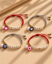 Pulsera Personalizada Plateada MOM – Make It Yours
