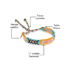 Wayuu Skinny Bracelet -  Aqua