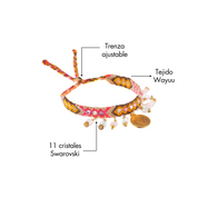 Pulsera Wayuu Kalepsu - Vainilla