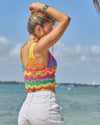 Rainbow Multicolor  Crop Top