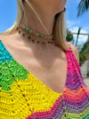 Choker Wayuu Jolotsü - Verde