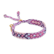 Pulsera Wayuu Be the Change  - Amatista