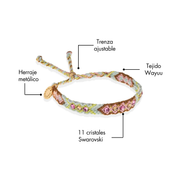 Wayuu Skinny Bracelet - Limon