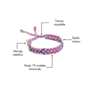 Pulsera Wayuu Be the Change  - Amatista