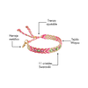 Wayuu Skinny Bracelet -  Sahara Blush