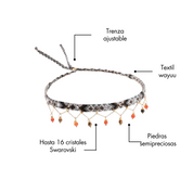 Choker Wayuu Jolotsü -Greige