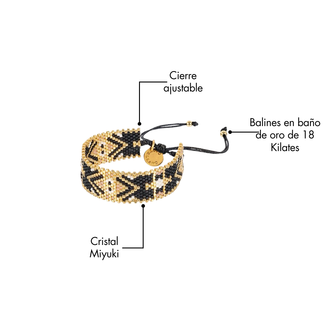 Golden Mirage Miyuki  Bracelet