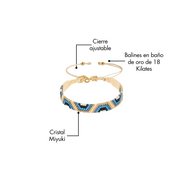 Sahara  Miyuki Bracelet- Breeze