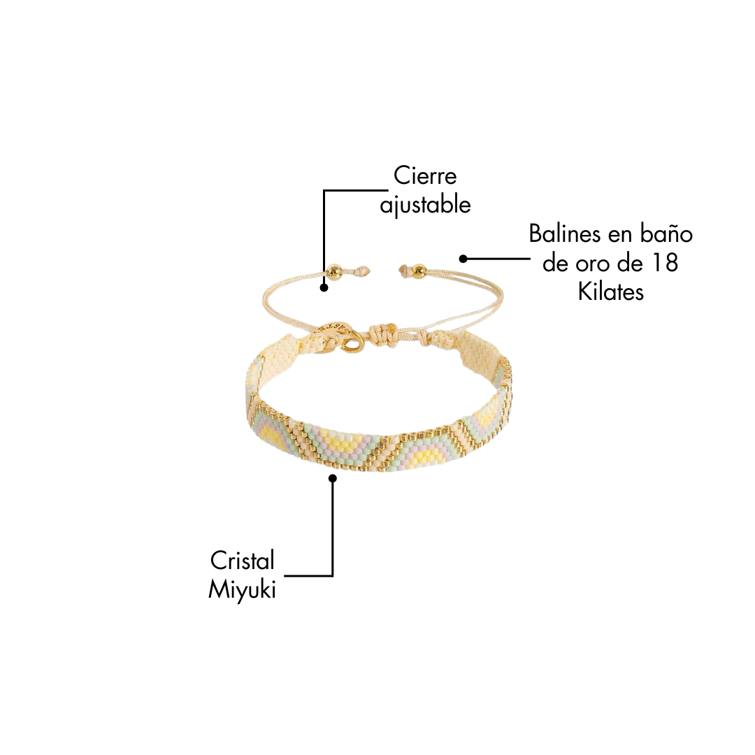 Sahara  Miyuki Bracelet-  Desert Glow