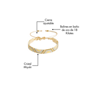 Sahara  Miyuki Bracelet-  Desert Glow