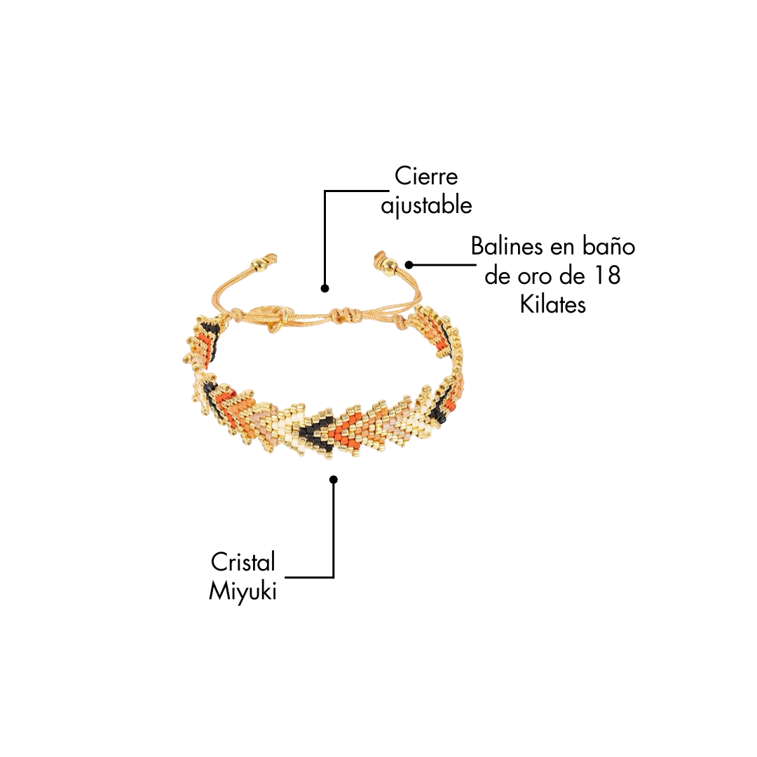 Sahara  Miyuki Bracelet-  Africa