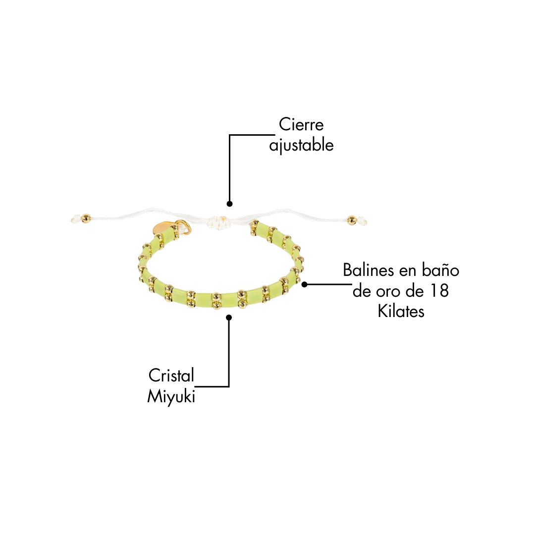 Miyuki Bracelet - Jade