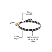 Miyuki Bracelet - Black