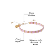Miyuki Bracelet - Light Pink