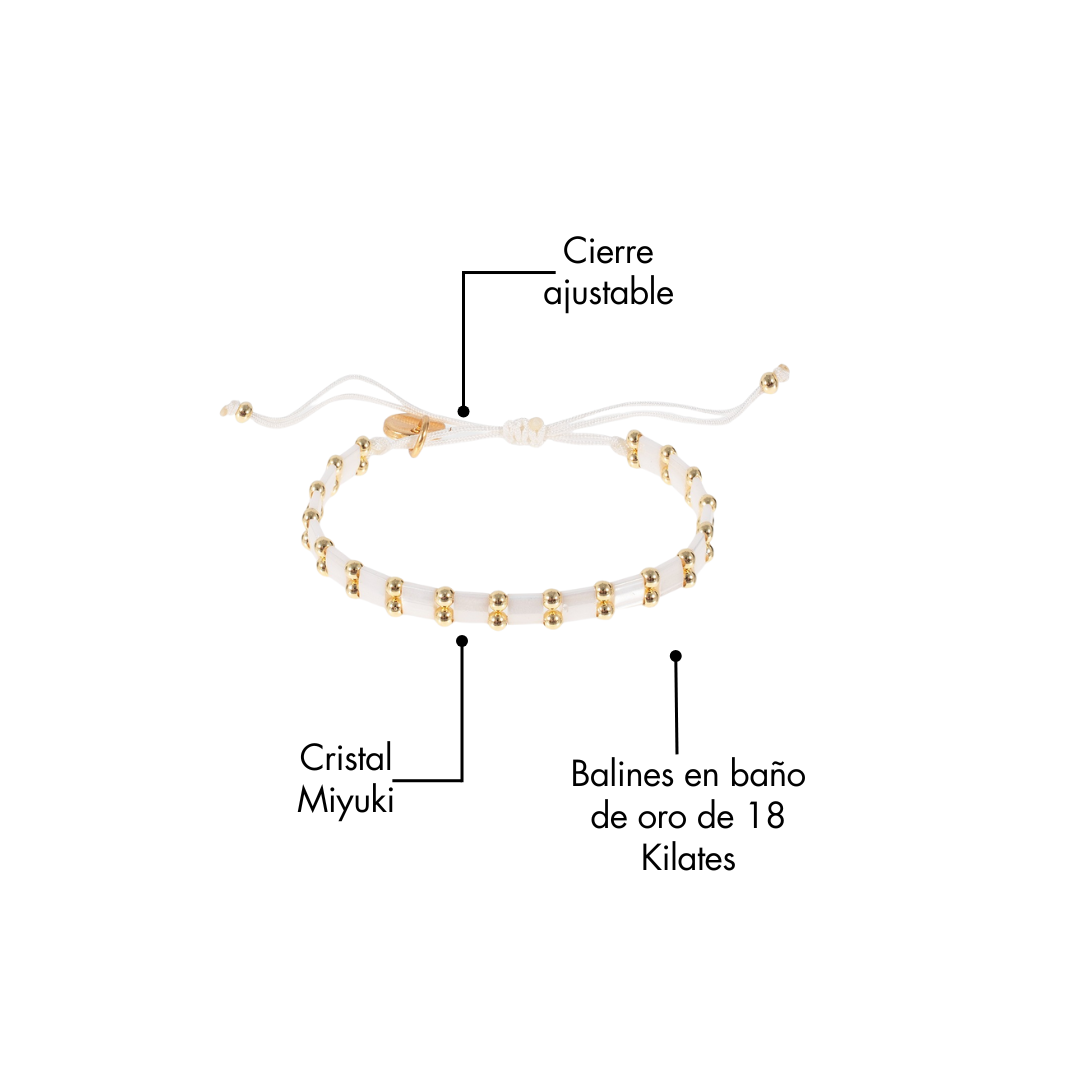 Miyuki Bracelet - Coral