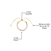 Miyuki Bracelet Stack -  Desert Glow