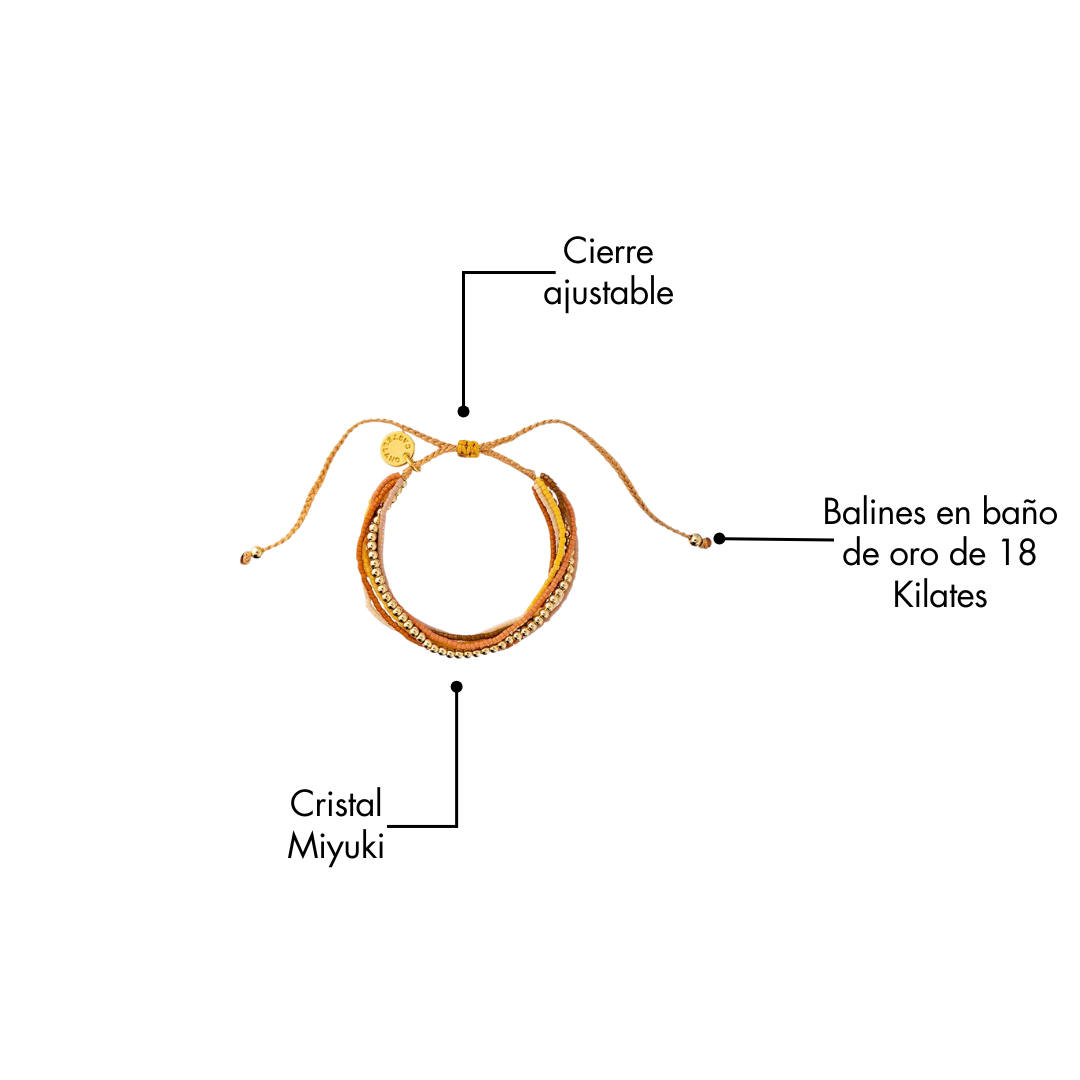 Miyuki Bracelet Stack - Tierra