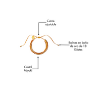 Miyuki Bracelet Stack - Tierra