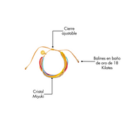 Miyuki Bracelet Stack - Rainbow