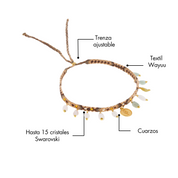 Choker Wayuu Kalepsu - Camel