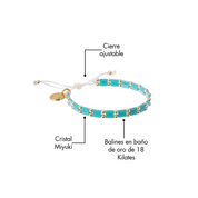 Miyuki Bracelet - Turquoise