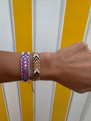 Pulsera Wayuu Be the Change  - Amatista