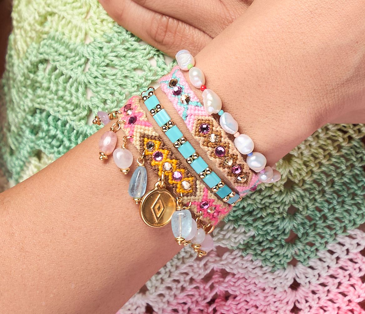 Pulsera Wayuu Kalepsu - Vainilla
