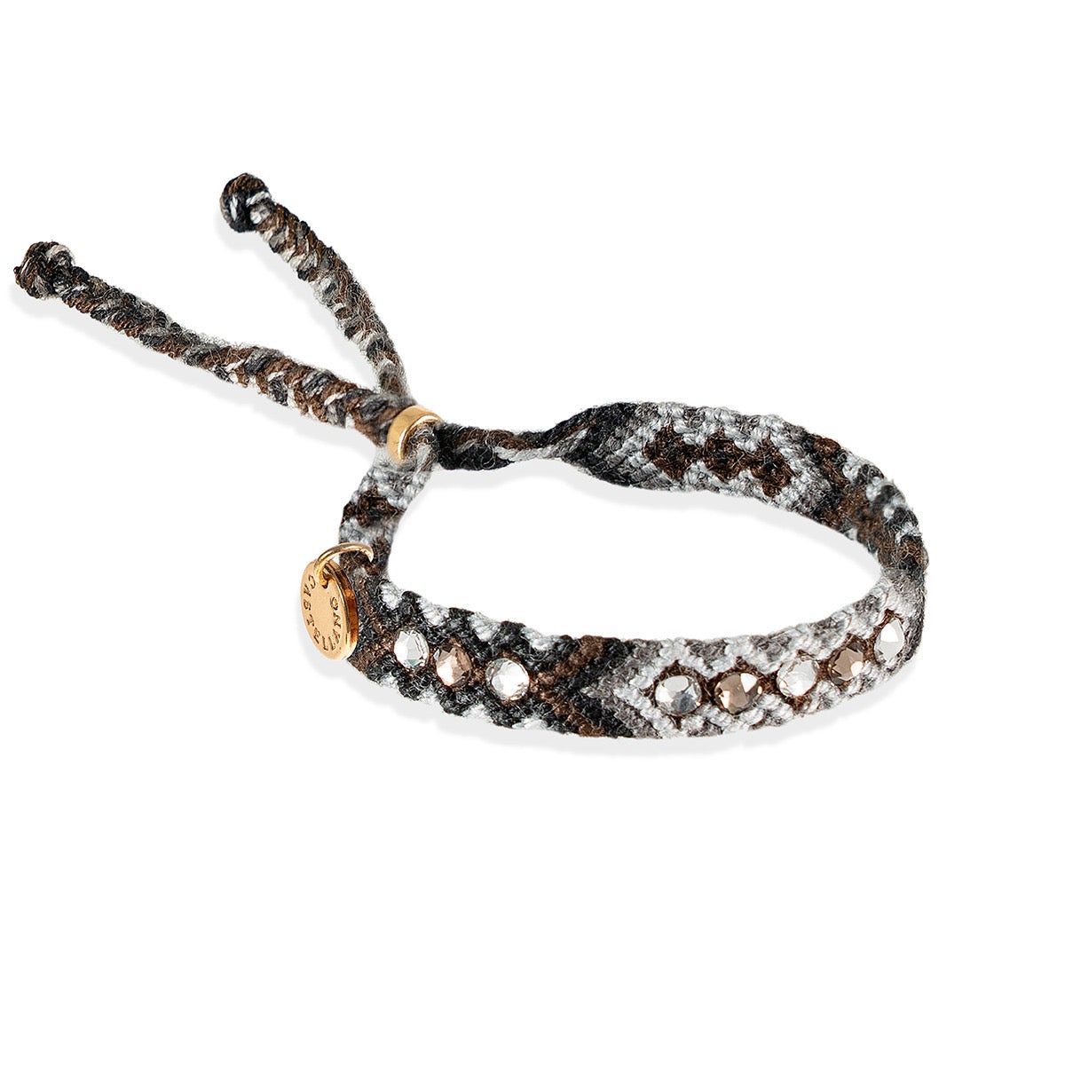 Wayuu Skinny Bracelet -  Black