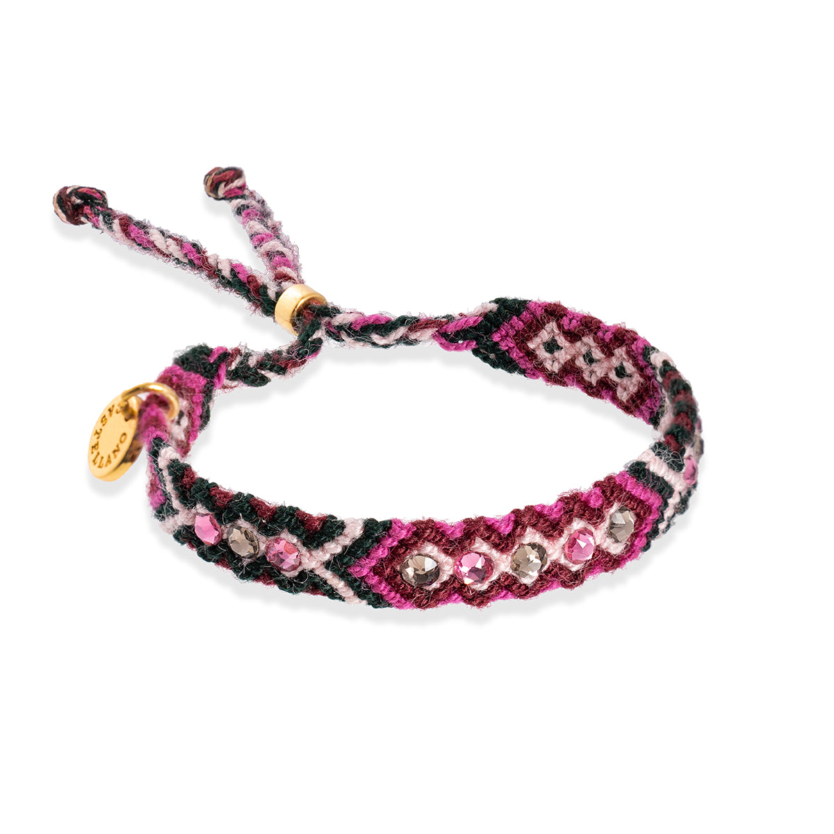 Wayuu Skinny Bracelet -  Berries