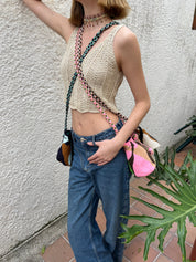 Pastel Beige Crop Top