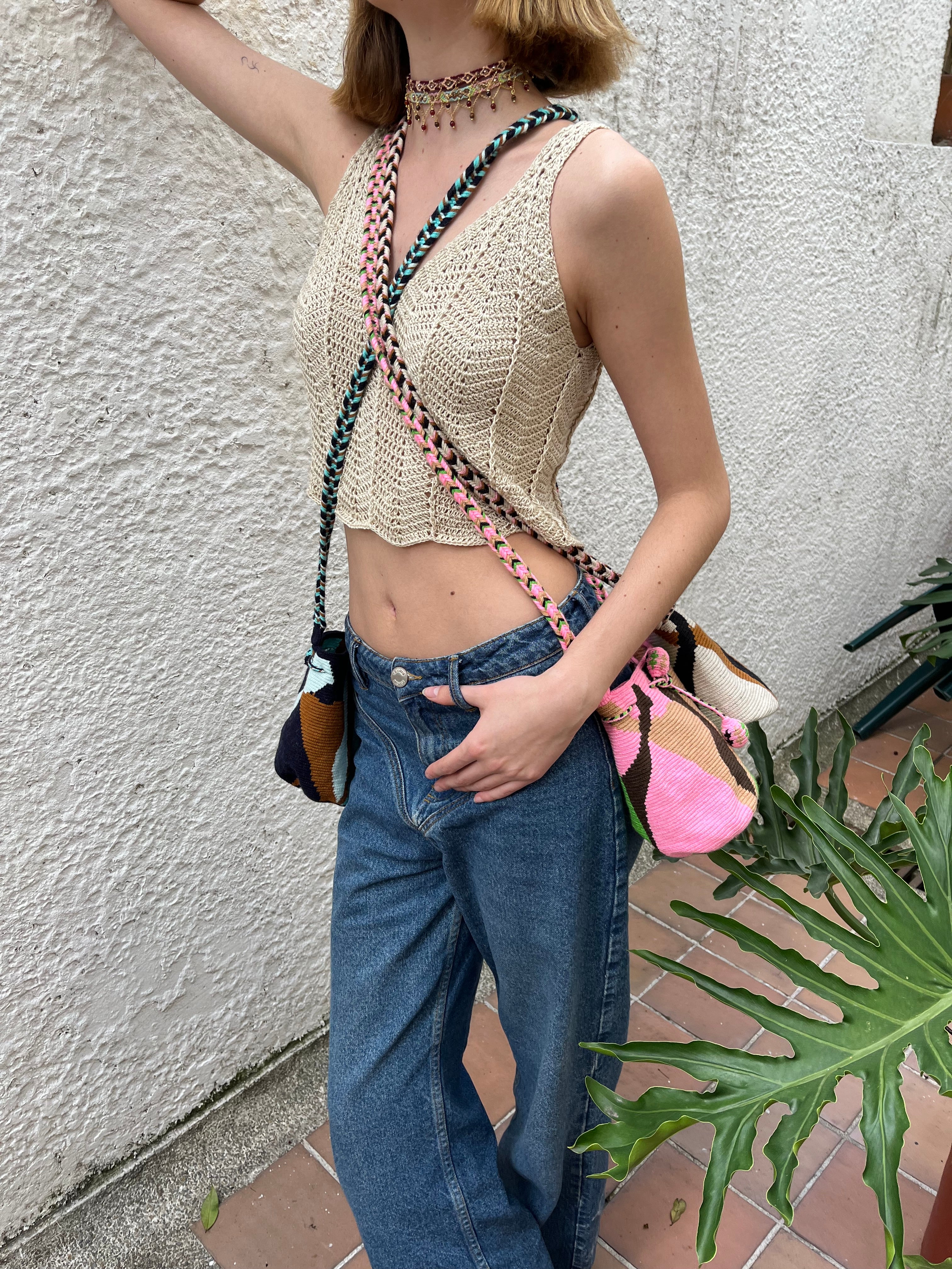 Pastel Beige Crop Top