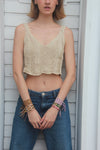 Pastel Beige Crop Top