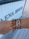 Pulsera Wayuu Free Spirit Stones - Cafe