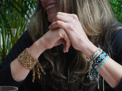 Pulsera Wayuu Girl Power - Chocolate