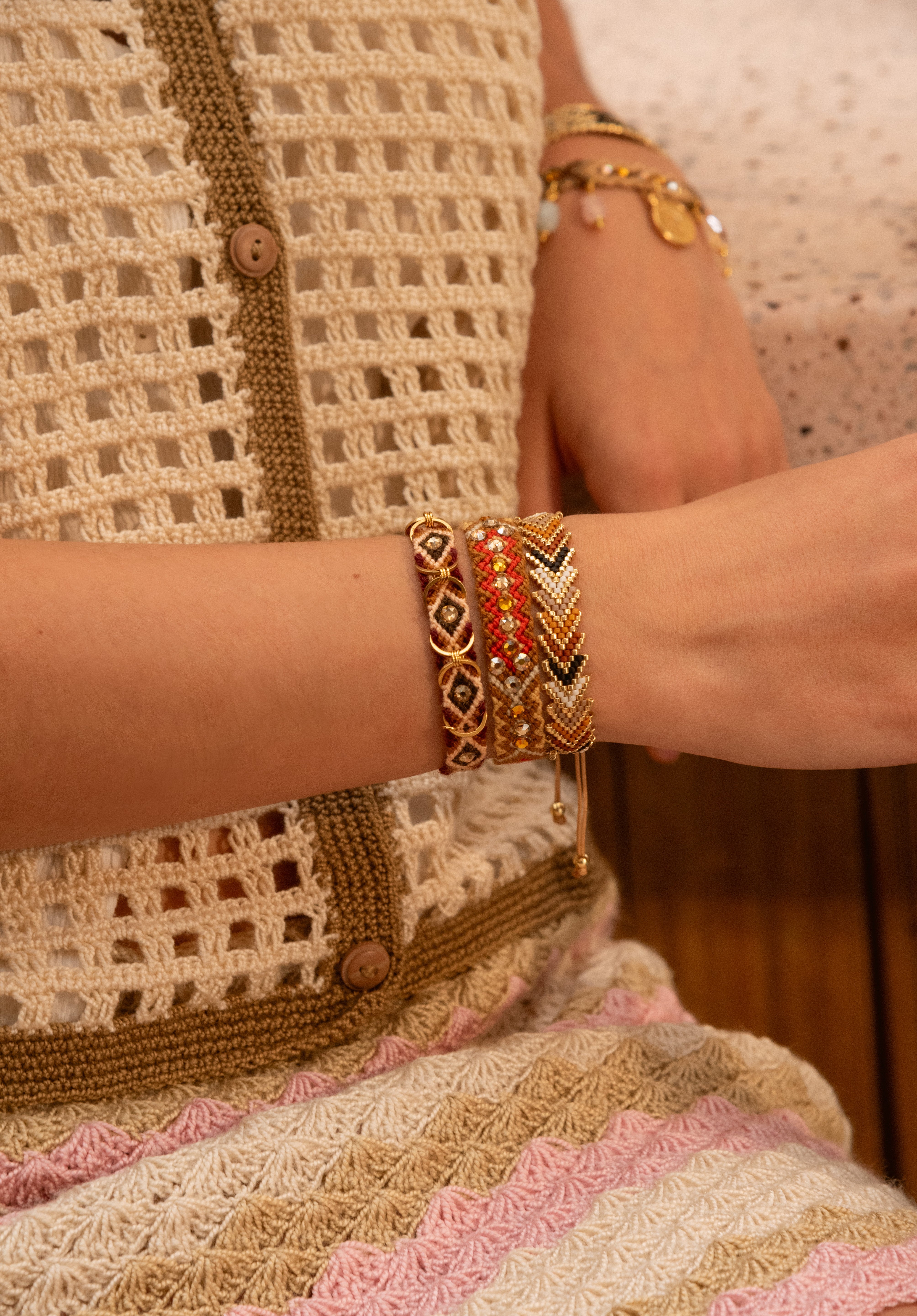 Pulsera Wayuu Free Spirit - Brown