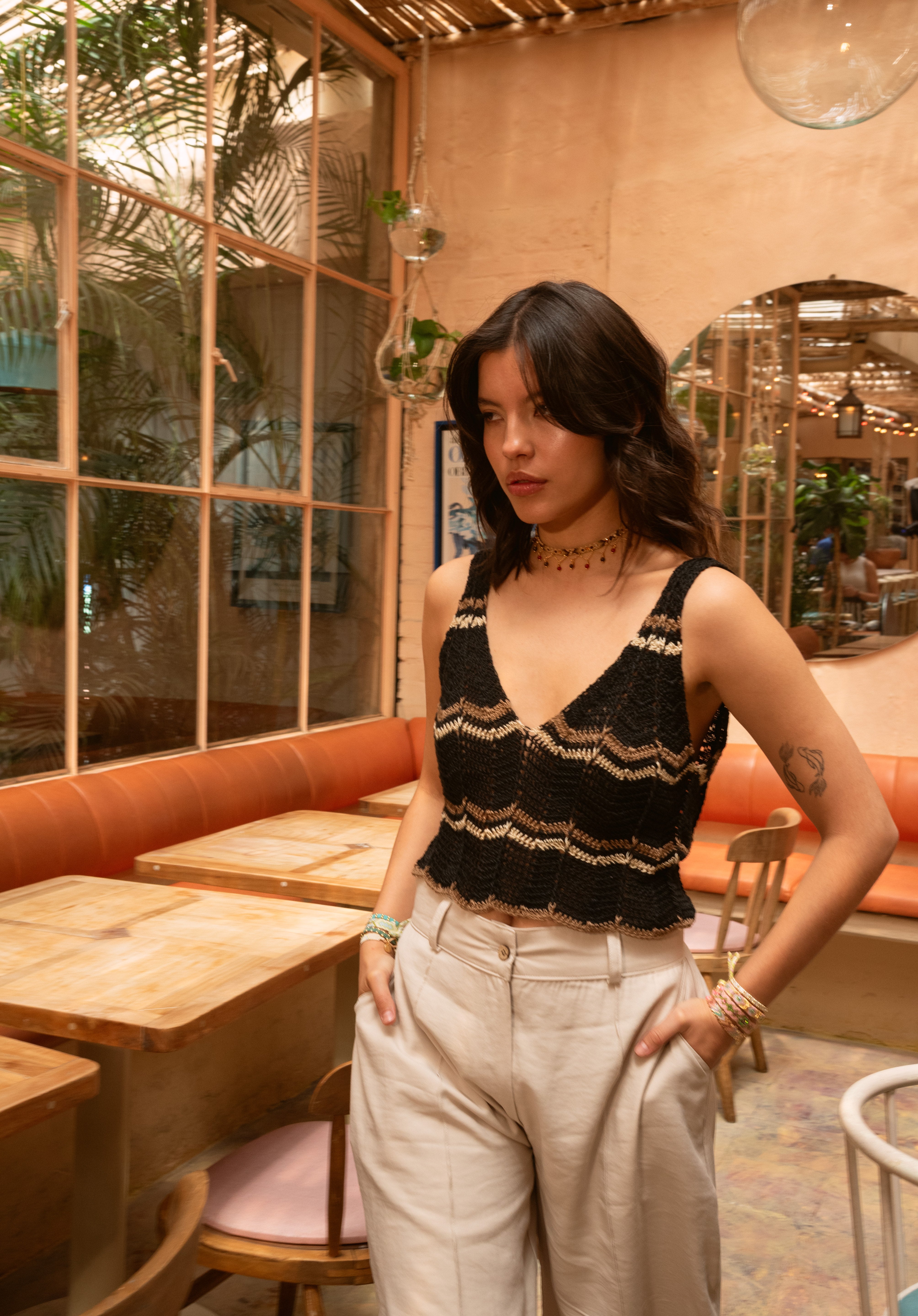 Choker Wayuu Jolotsü -Camel