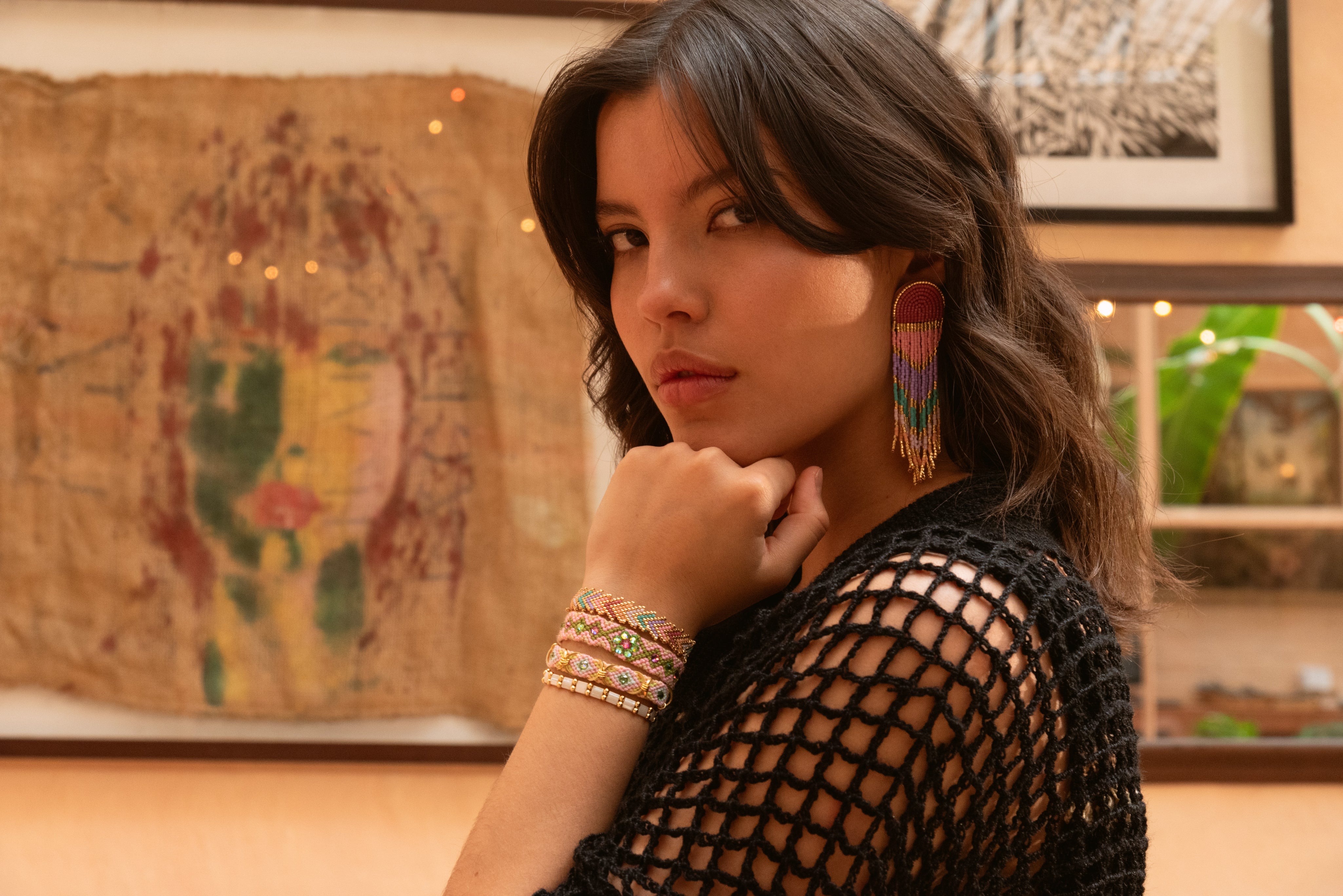 Pulsera Wayuu Free Spirit - Limon