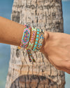 Ocean Wayuu set x4 pulseras