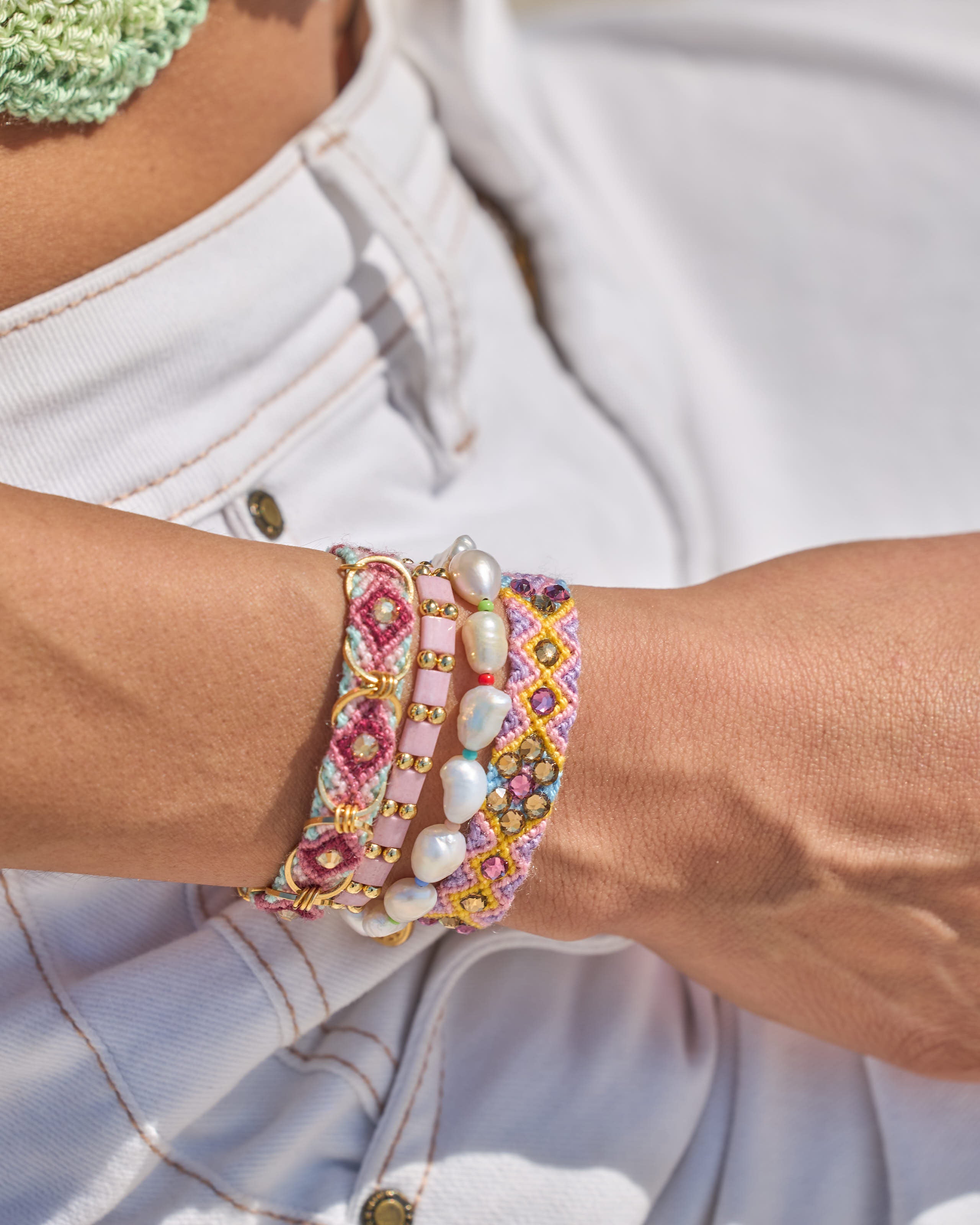 Miyuki Bracelet - Light Pink