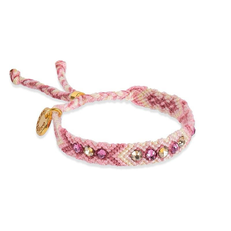 Wayuu Skinny Bracelet -  Desert Rose
