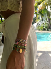 Pulsera Wayuu Kalepsu - Nature Green