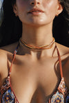 Miyuki necklace stack - Tierra