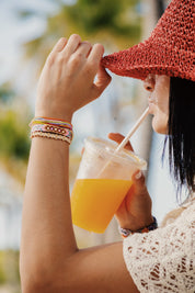 Wayuu Skinny Bracelet -  Barbie