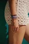 Pulsera Wayuu Be the Change  - Orquidea