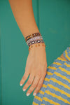 Wayuu Skinny Bracelet -  Lilac